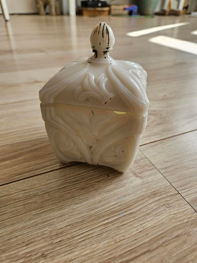 Opaline pot / schaaltje, Ophalen of Verzenden