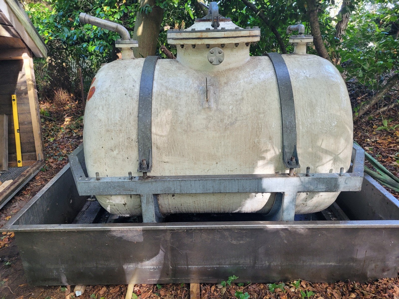 Brandstoftank 2000 liter, Ophalen