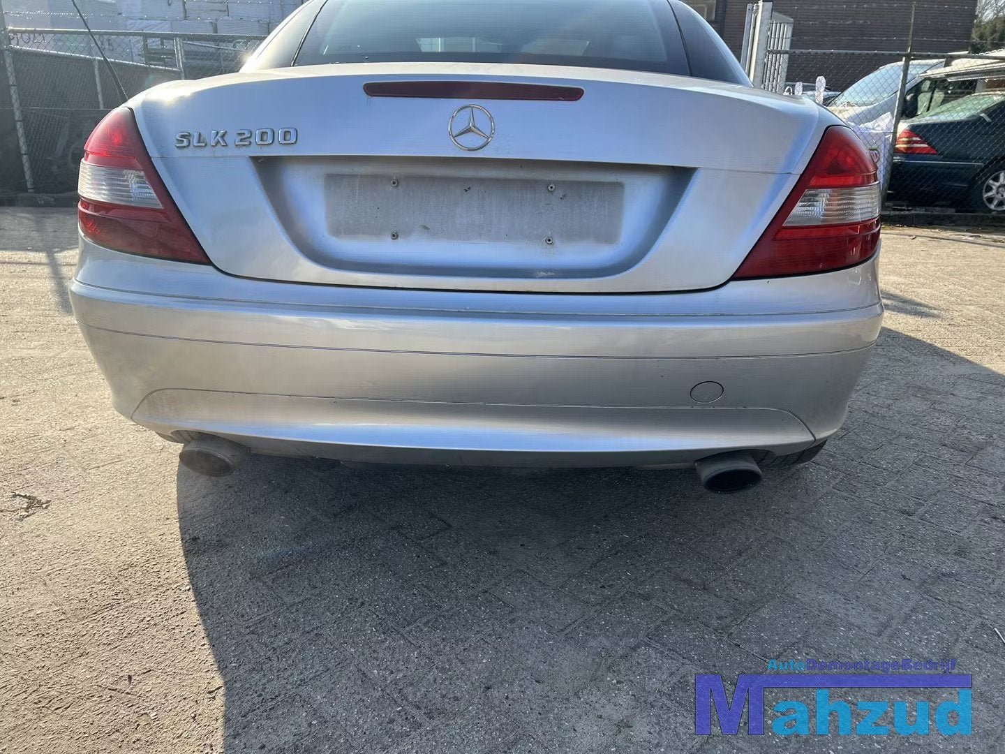 MERCEDES SLK R171 Zilver 775 achterbumper 2005-2011, Gebruikt, Mercedes-Benz AG, Mercedes-Benz, Ophalen of Verzenden