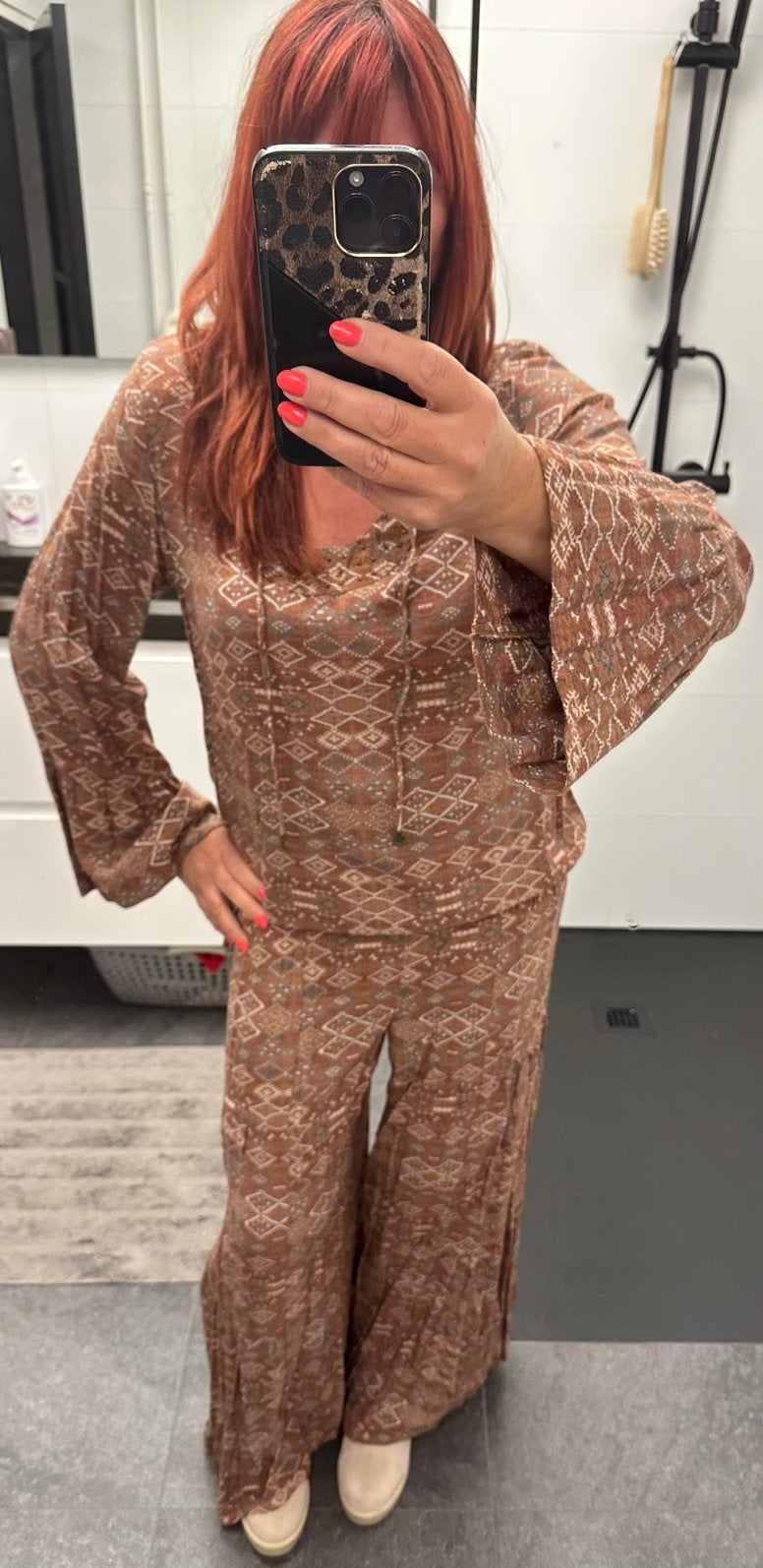 Gave 3-delig boho ibiza hippie pak van isla ibiza bonita, Ophalen of Verzenden, Nieuw, Maat 38/40 (M), Bruin