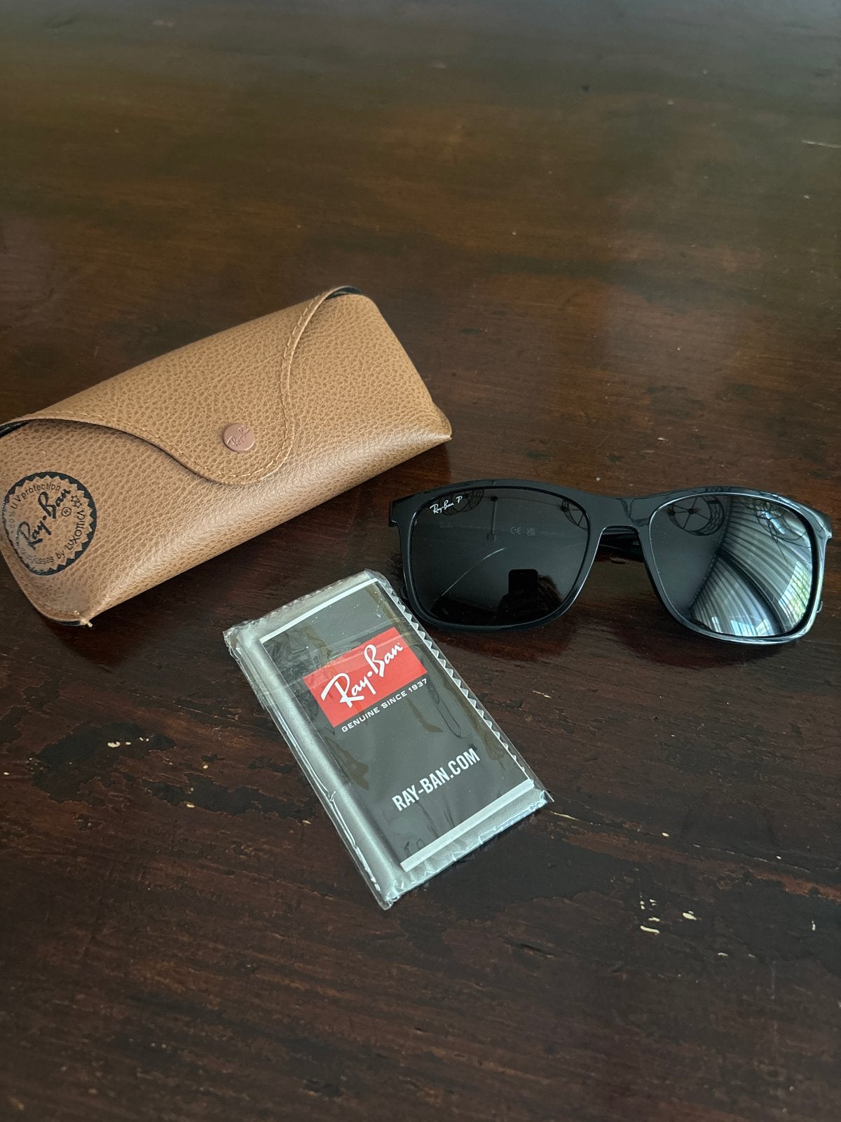 Nieuwe Ray-Ban zonnebril, zwart, uniseks, Zonnebril, Zwart, Nieuw, Ophalen of Verzenden