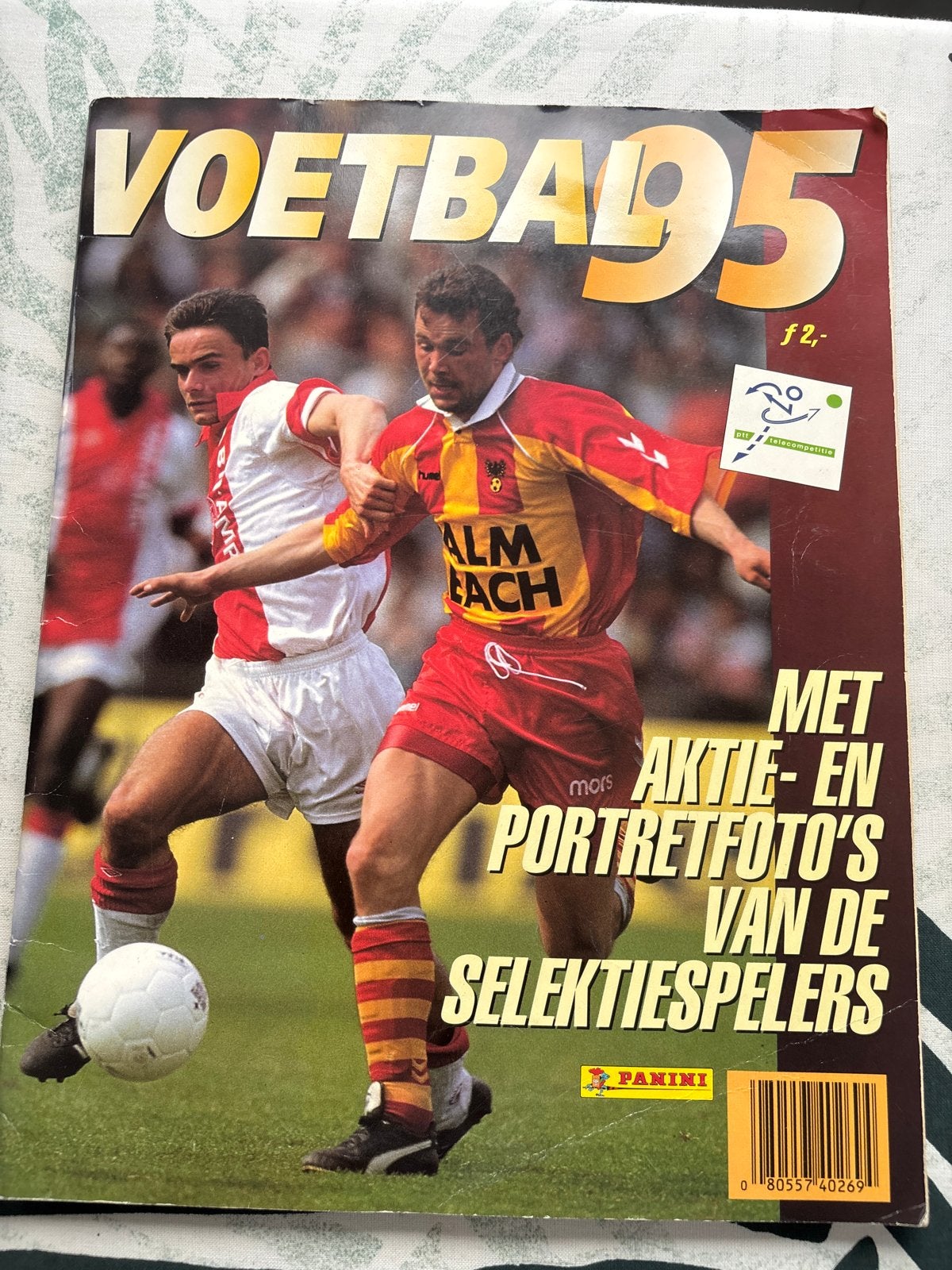 Panini Voetbal 95 Stickerboek - Incompleet met Bestelbon, Ophalen of Verzenden, Gebruikt, Overige typen