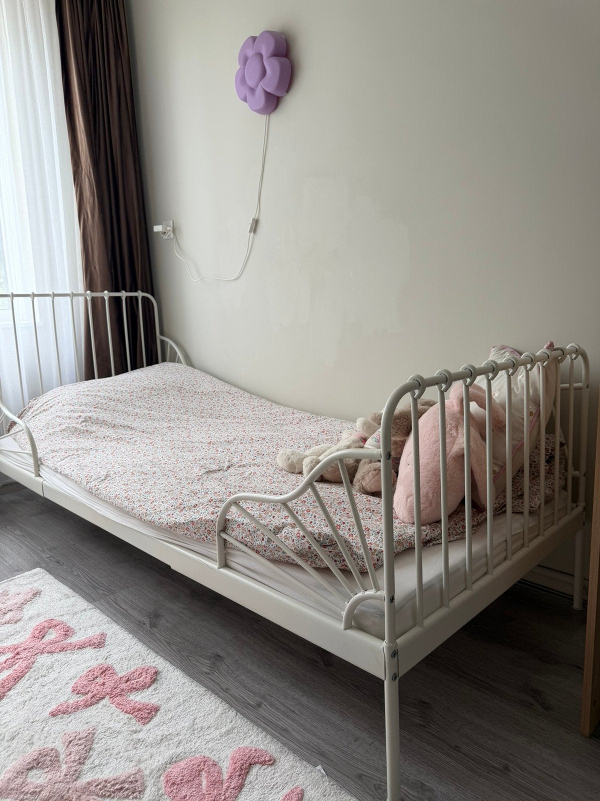 Eenpersoonsbed, Ophalen, 90 cm, Eenpersoons, Wit