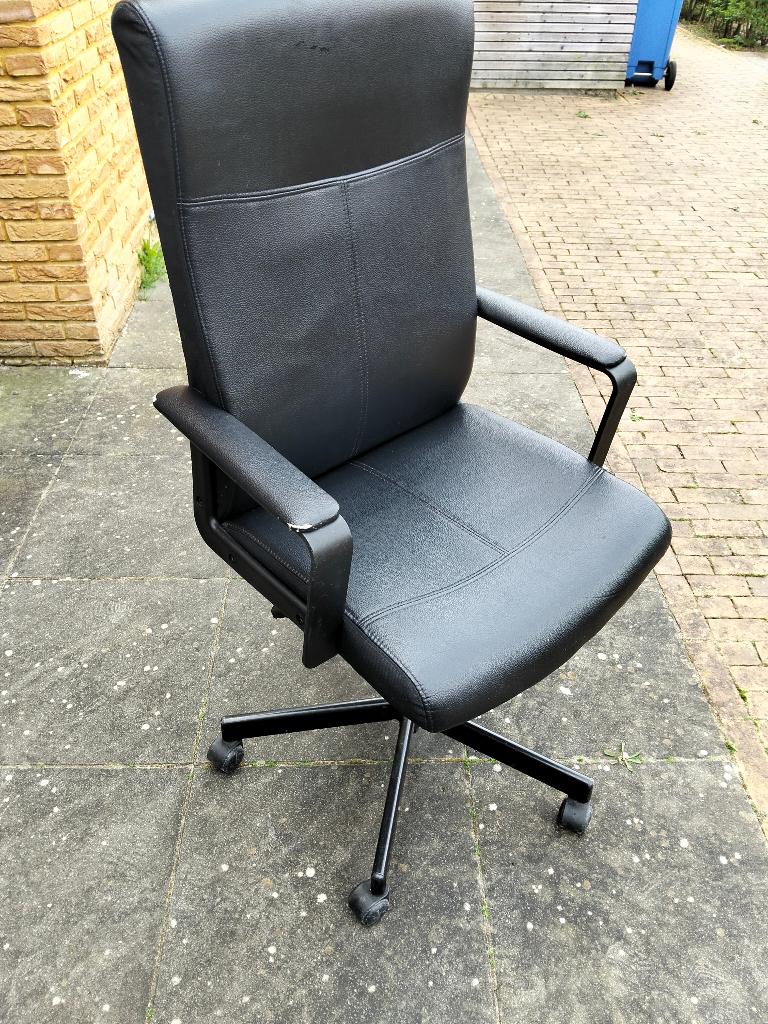 Bureaustoel, Huis en Inrichting, Bureaustoelen, Ophalen, Gebruikt, Zwart, Bureaustoel