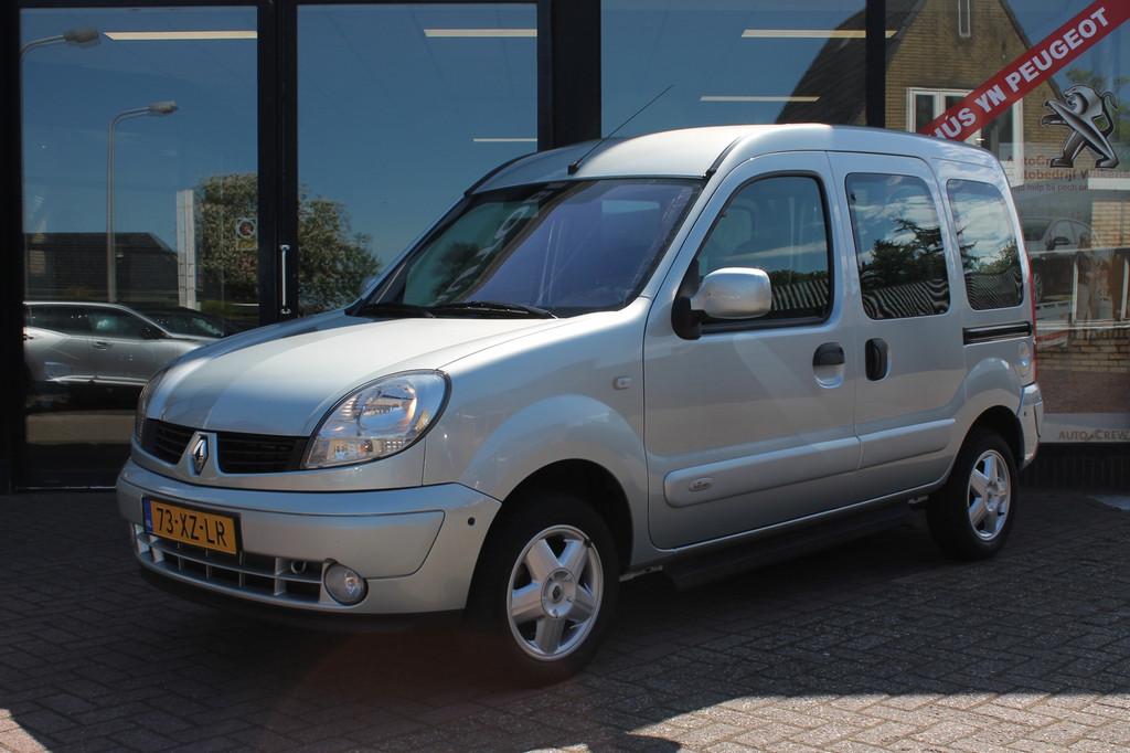 Renault Kangoo 1.6-16V Privilège Uniek/Nap/Rolstoel naast b, Auto's, Bestelauto's, Gebruikt, Renault, Origineel Nederlands, 598 kg