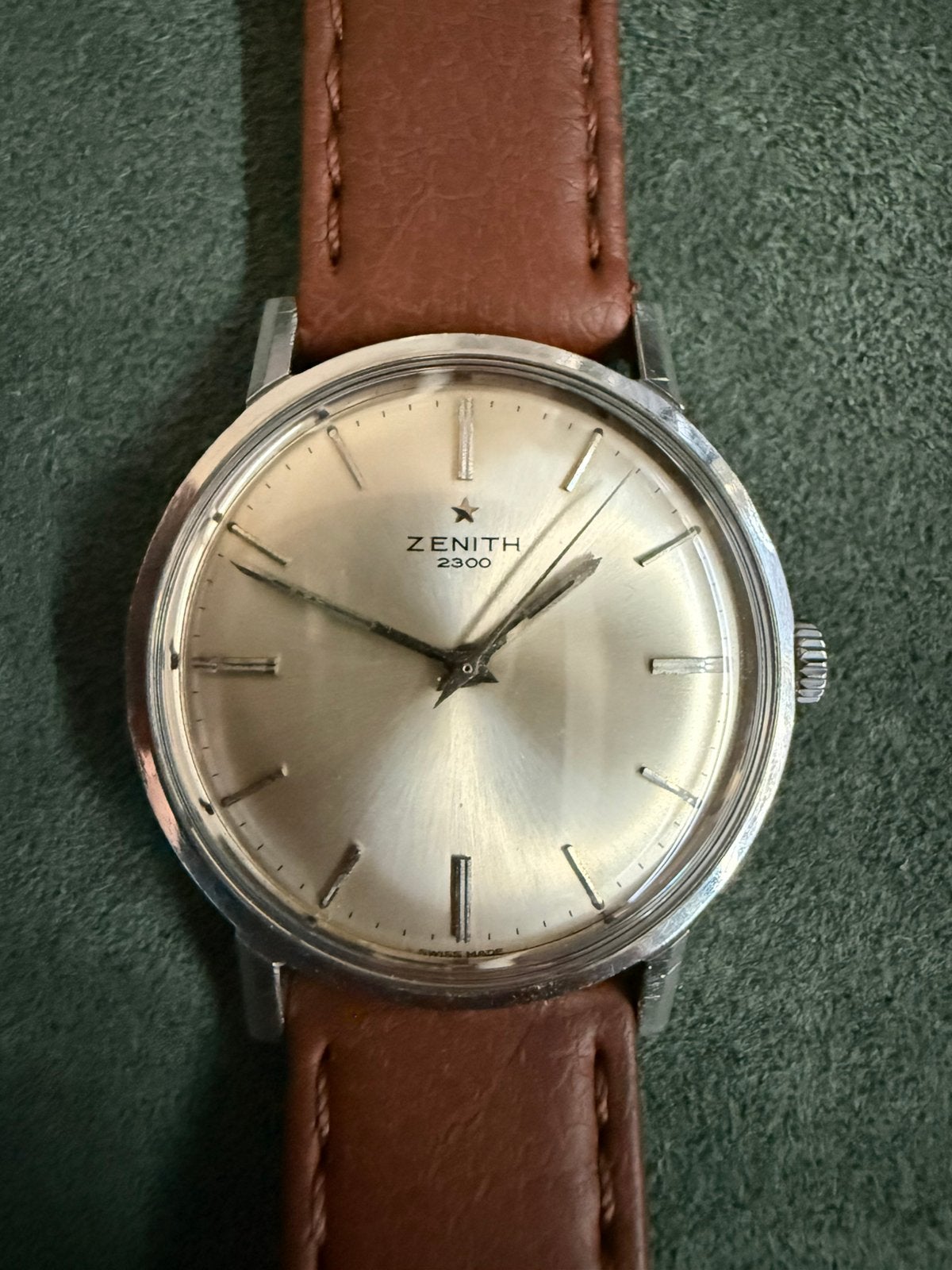 Zenith 2300 - Vintage - Mechanisch opwinder - circa 1960, Overige merken, Staal, Polshorloge, Ophalen of Verzenden