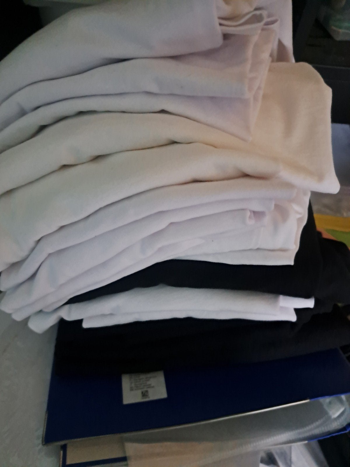 Partij shirts km wit en zwart, Ophalen of Verzenden, Nieuw, Overige maten, Overige kleuren