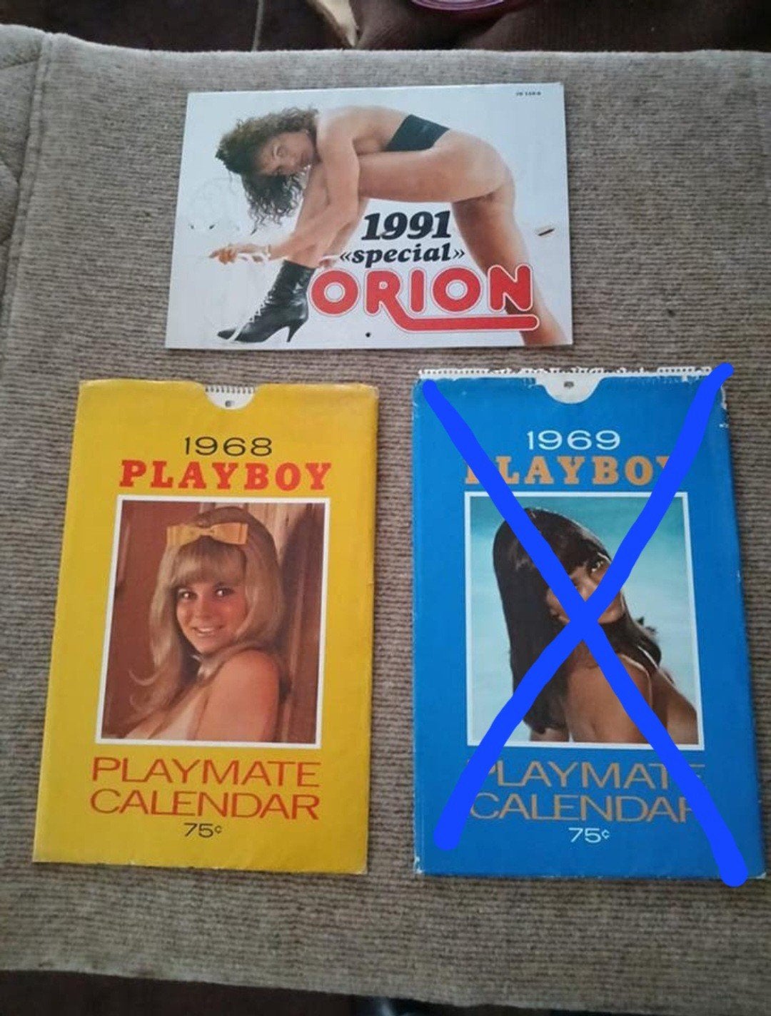 Zeldzame Playboy kalenders uit diverse Tijden in goede staat, Ophalen of Verzenden, Zo goed als nieuw, Damesbladen