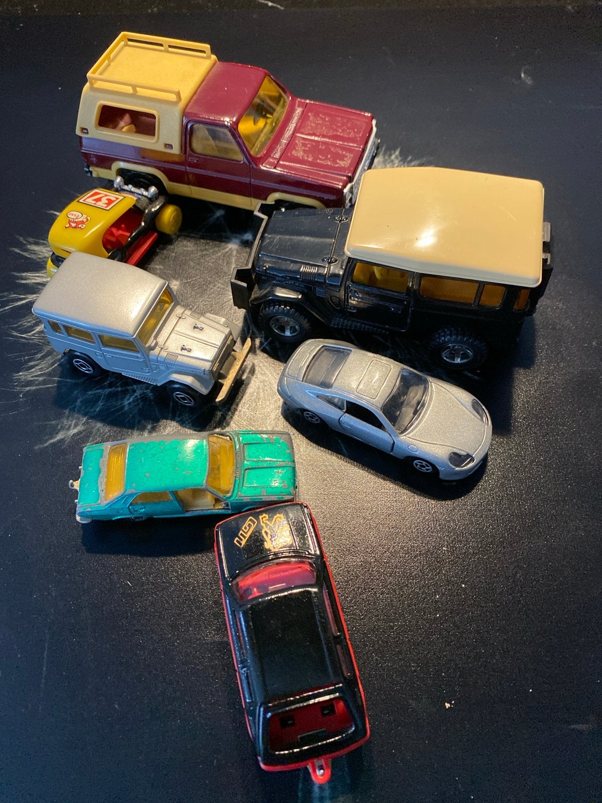 Verzameling Majorette en Matchbox speelgoedauto's, Ophalen of Verzenden, Gebruikt