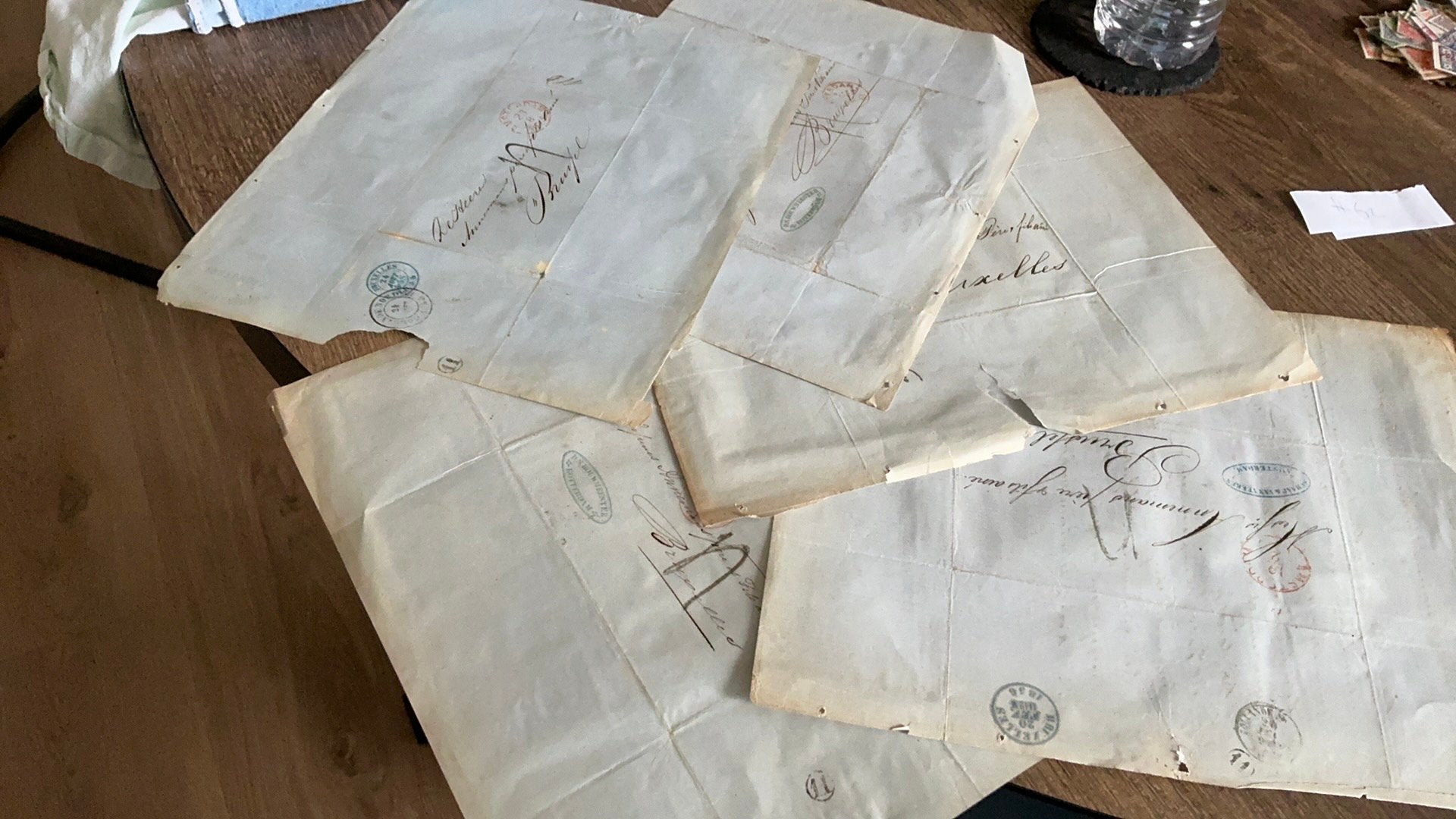 #62 set van 5 hele oude enveloppen/brieven Nederland, Postzegels en Munten, Ophalen of Verzenden