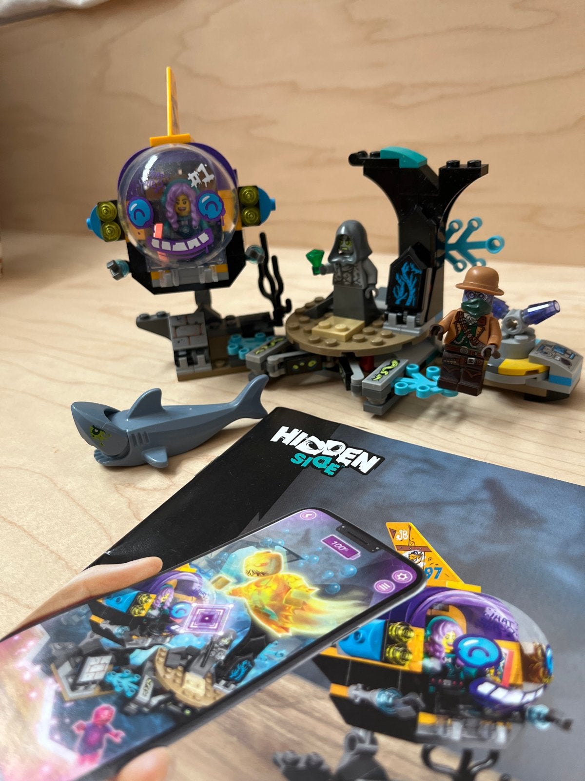 LEGO Hidden Side 70427 Onderwaterwereld, Ophalen of Verzenden, Zo goed als nieuw, Overige merken