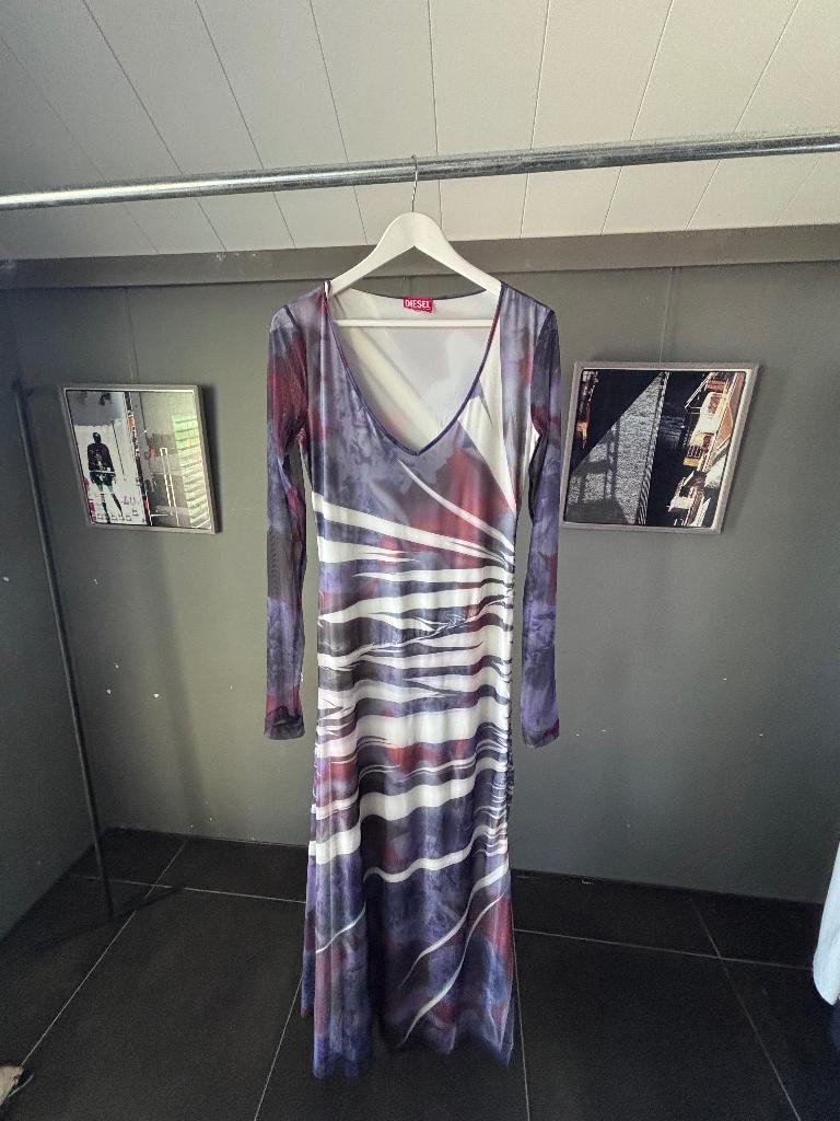 Diesel jurk, Maat 42/44 (L), Nieuw, Diesel, Onder de knie