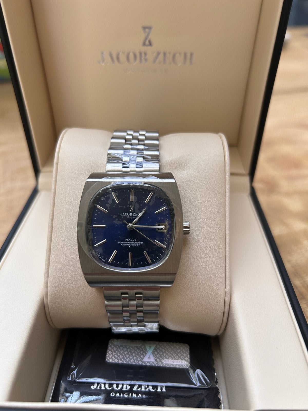 Nieuw Jacob Zech Prague automatisch herenhorloge, Ophalen of Verzenden, Nieuw