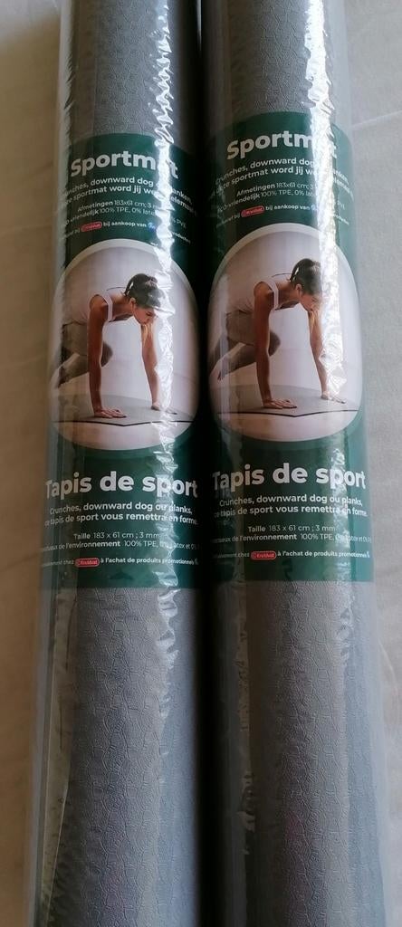 2 SPORTMATTEN IN DE ORIGINELE VERPAKKING (GLOEDNIEUW)., Ophalen of Verzenden, Nieuw, Yogamat