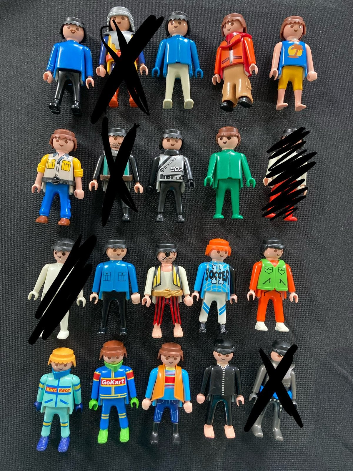 Playmobil mannen poppen 4, Ophalen of Verzenden, Zo goed als nieuw