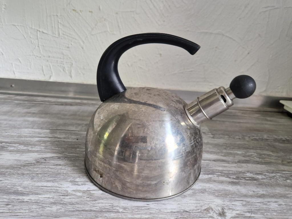 fluitketel lichtgewicht, Theepot/fluitketel, Gebruikt, Zilver, Ophalen of Verzenden
