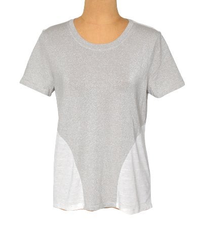 Supertrash top, glitter topje, Mt. L, Kleding | Dames, Tops, Supertrash, Maat 42/44 (L), Zo goed als nieuw, Korte mouw