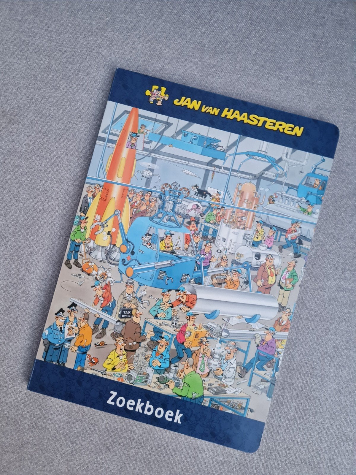Jan van Haasteren zoekboek - Technische Hoogstandjes, Ophalen of Verzenden, Zo goed als nieuw, Puzzelboek