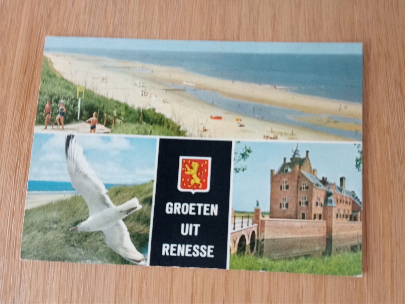 Ansichtkaart met de groeten uit Renesse, Zeeland, Verzamelen, Ophalen of Verzenden, 1960 tot 1980, Gelopen, Zeeland