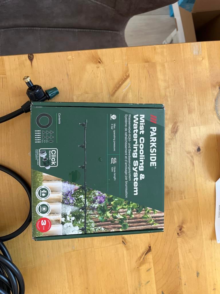 Parkside Mist Cooling & Watering System - Nieuw, Tuin en Terras, Tuinslangen, Ophalen of Verzenden, Nieuw, Overige typen