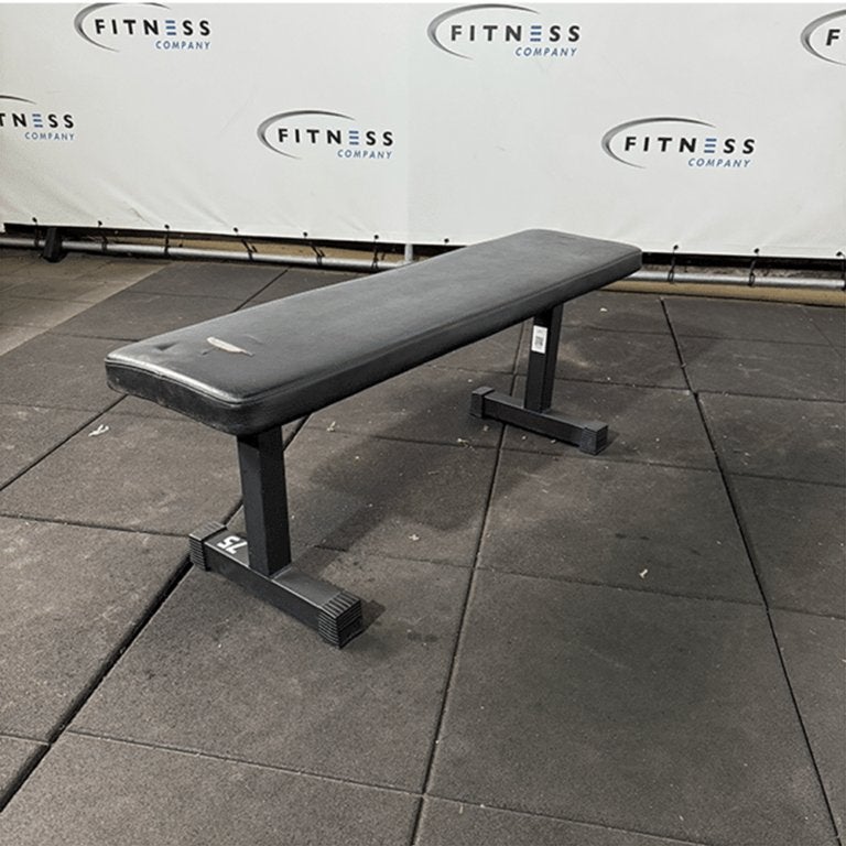 75 – Flat Bench, Sport en Fitness, Ophalen of Verzenden, Zo goed als nieuw, Armen, Fitnessbank