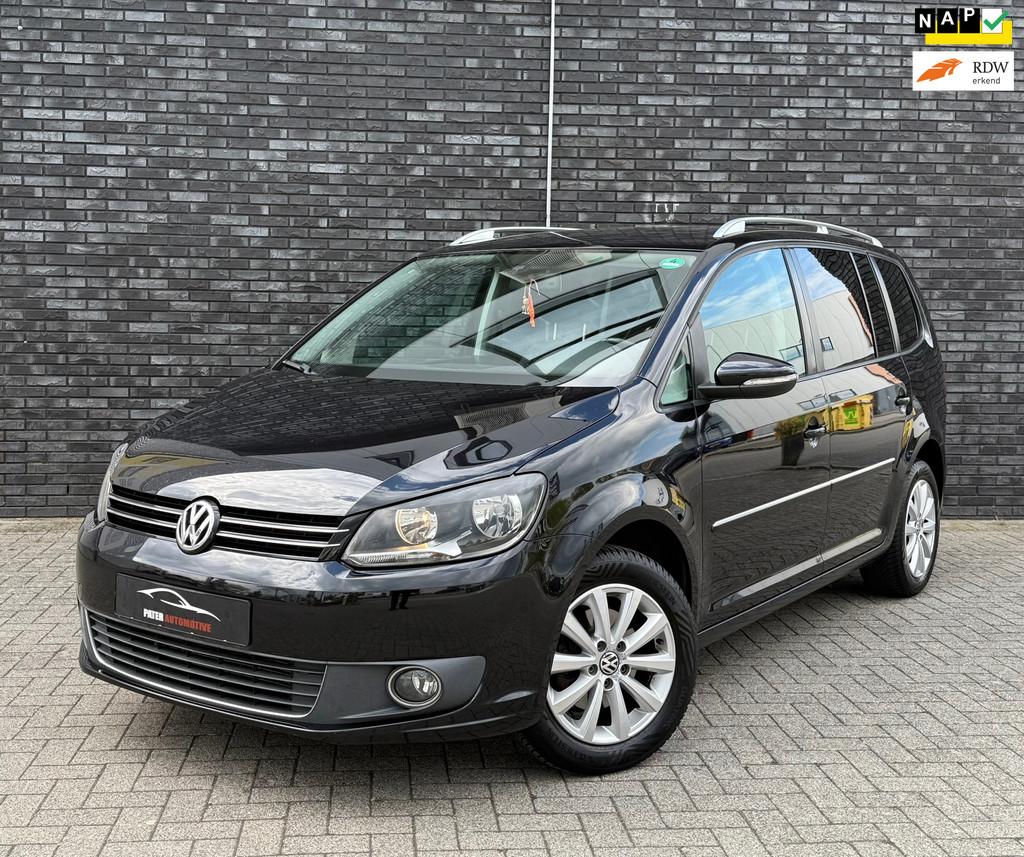 Volkswagen Touran 1.2 TSI Highline NAP|Cruise|Navi|PDC|Trekh, Euro 5, 730 kg, Gebruikt, Zwart
