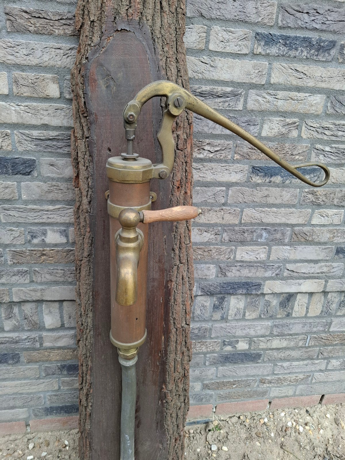 Mooie Antieke koperen waterpomp, Tuin en Terras, Ophalen, Gebruikt, Handmatig, Overige typen