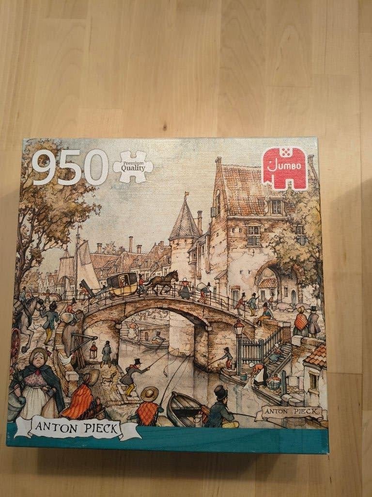 Jumbo Anton Pieck Puzzel - 950 Stukjes - Premium Kwaliteit, Ophalen of Verzenden, 500 t/m 1500 stukjes, Zo goed als nieuw, Legpuzzel