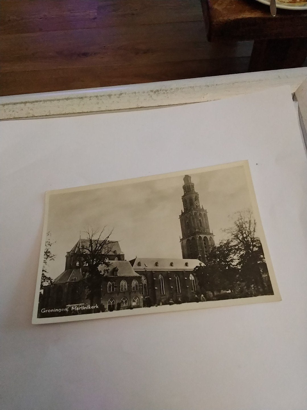 Ansichtkaart Groningen, Martinikerk (zwart-wit), Ophalen of Verzenden, Groningen