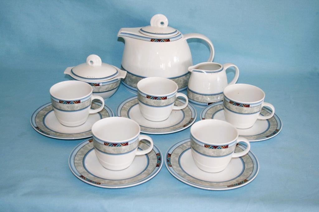 Thee Servies - Bois-Le-Duc, Huis en Inrichting, Nieuw, Ophalen of Verzenden, Overige stijlen, Porselein