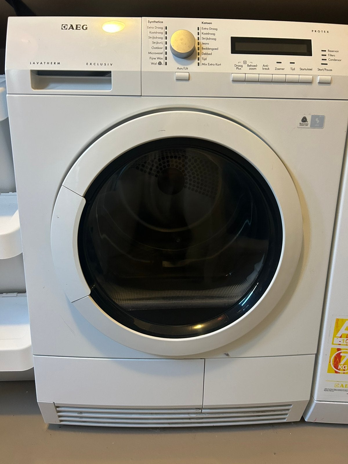 Goed werkende AEG Lavatherm Exclusiv condensdroger 8 kilo, Witgoed en Apparatuur, Wolprogramma, 6 tot 8 kg, Ophalen of Verzenden