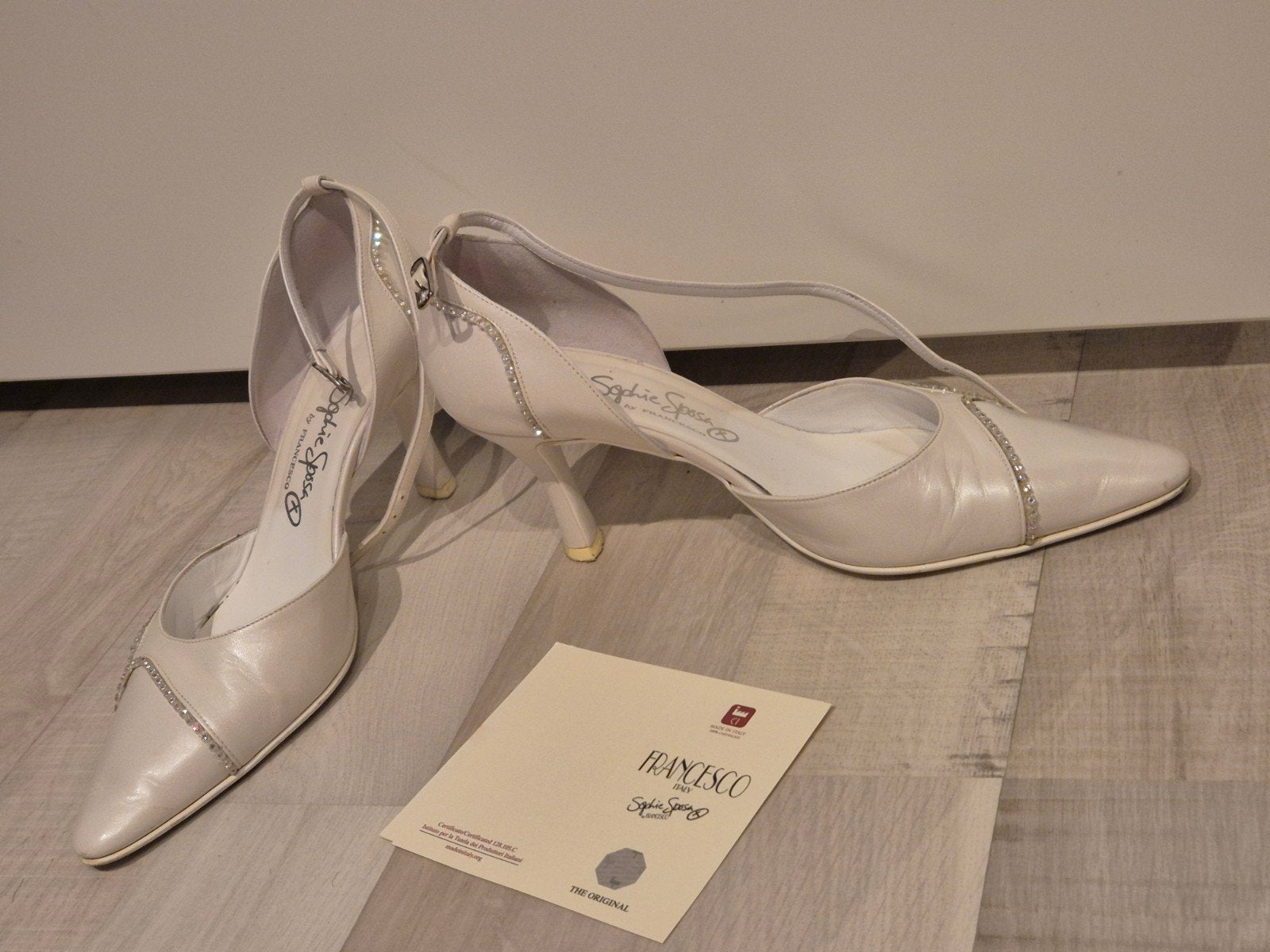 Sophie Sposa trouwschoenen maat 38 ivoor, Kleding | Dames, Sophie Sposa, Wit, Ophalen of Verzenden, Schoenen met hoge hakken