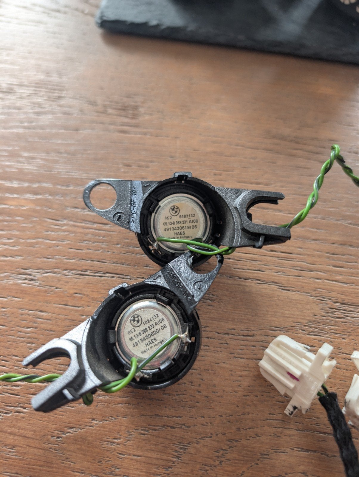 BMW E46 Sedan Tweeters Voordeuren 8 Ohm HAES OEM, Auto diversen, Ophalen of Verzenden, Gebruikt