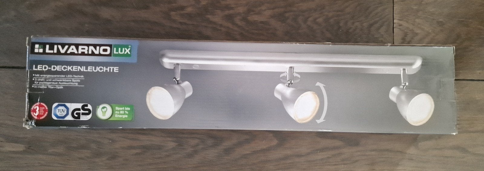 LIVARNO LUX LED Plafondspot - Nieuw in doos, Metaal of Aluminium, Nieuw, Ophalen of Verzenden, Modern