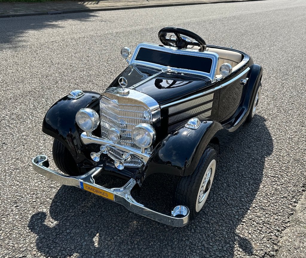 Accuvoertuigen Mercedes-Benz Typ 540K 12v metallic zwart, Bl, Nieuw