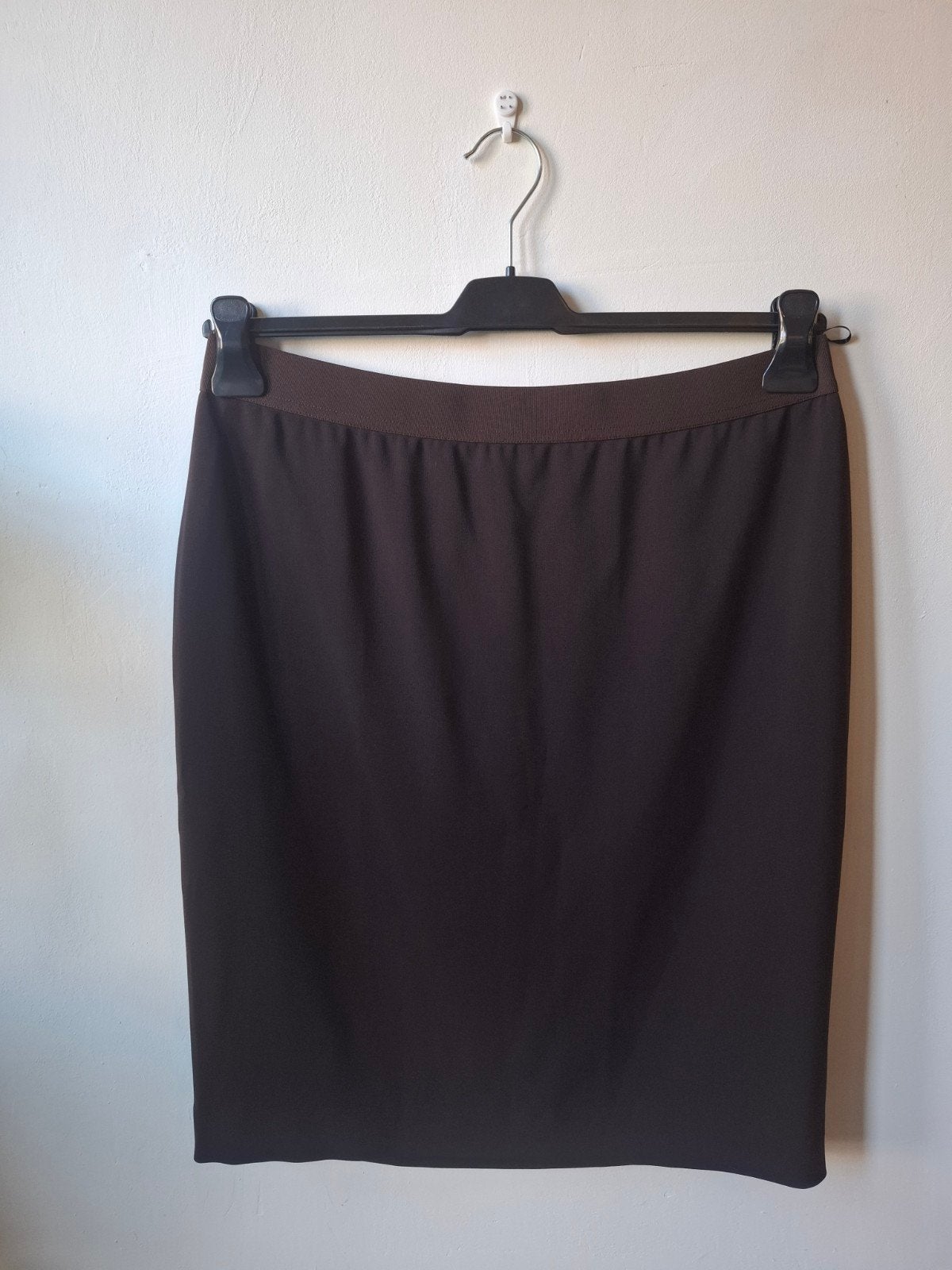 Mayerline donkerbruine rechte rok maat 42, Kleding | Dames, Mayerline, Bruin, Maat 42/44 (L), Ophalen of Verzenden
