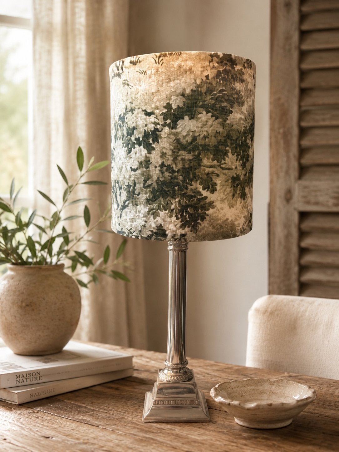Empire vintage lamp 67 cm, Ophalen of Verzenden