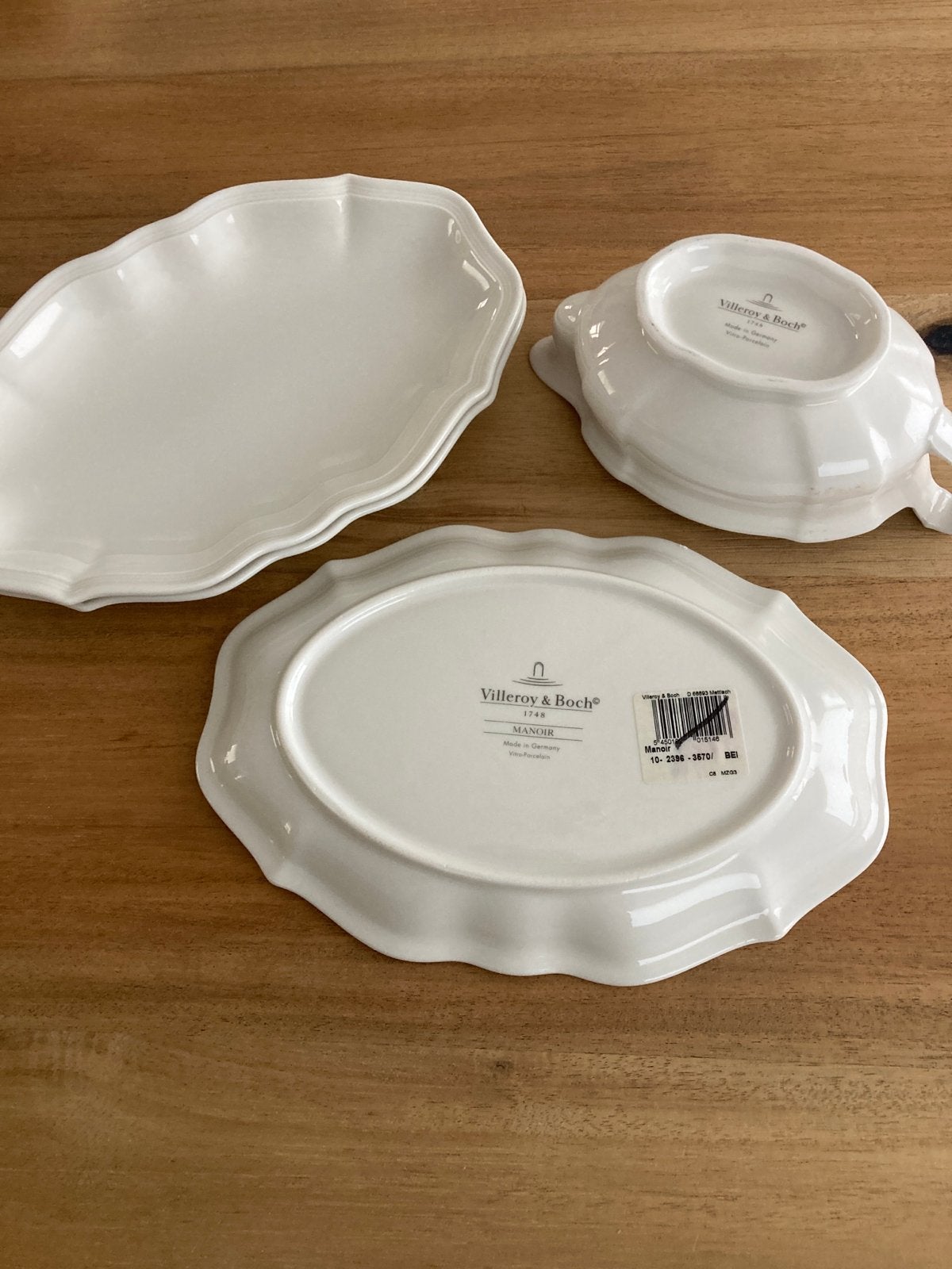 Villeroy & Boch Manoir Sauskom met schotel, Huis en Inrichting, Keuken | Servies, Overige typen, Ophalen of Verzenden, Zo goed als nieuw