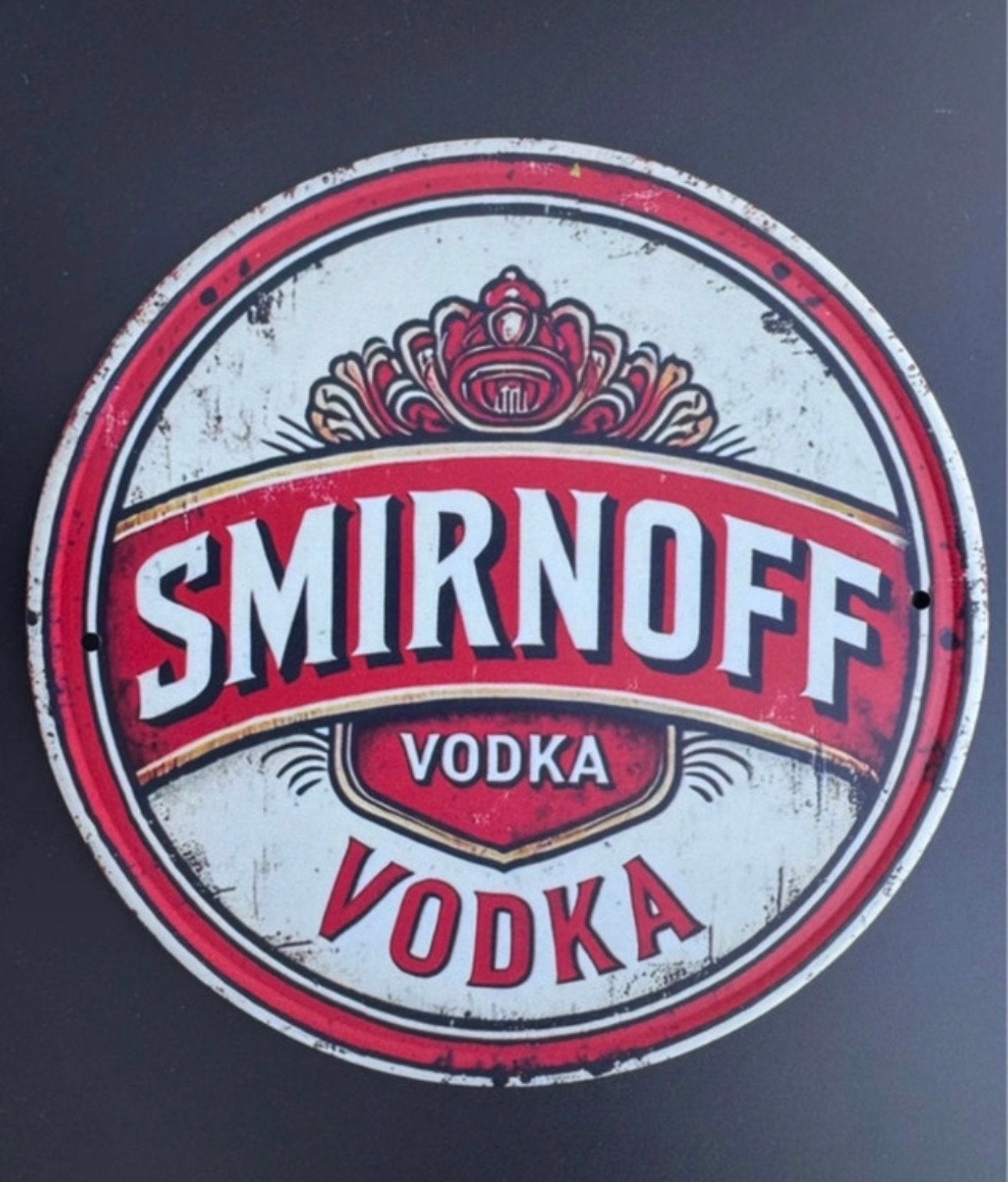 Smirnoff Vodka Reclamebordje - Nieuw, Ophalen of Verzenden, Nieuw, Reclamebord