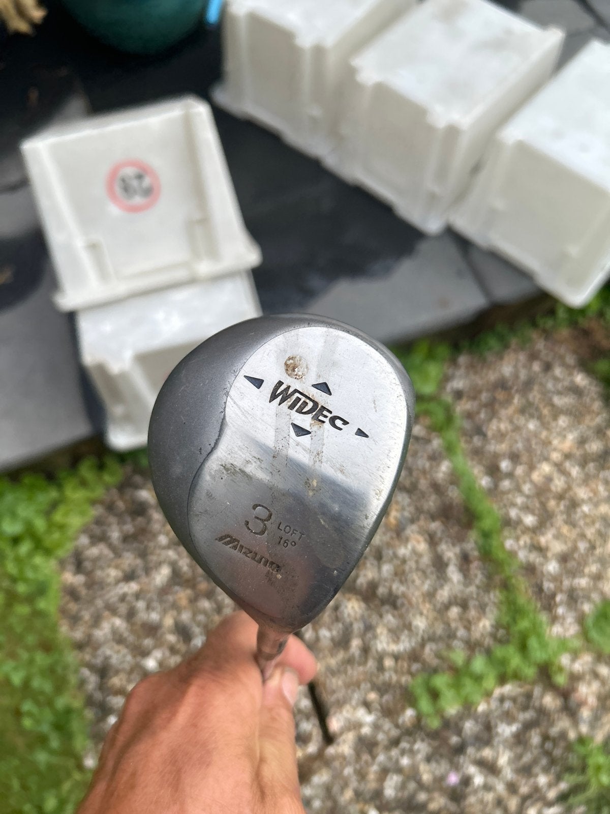 Mizuno Widec Houten 3 Golfclub - 16 graden, Stalen Shaft, Sport en Fitness, Golf, Ophalen of Verzenden, Gebruikt, Club, Mizuno