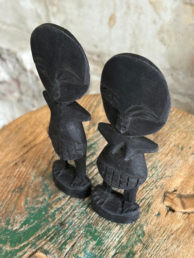 Akua’ba Ashanti dolls – houten vruchtbaarheidspoppetjes, Ophalen of Verzenden