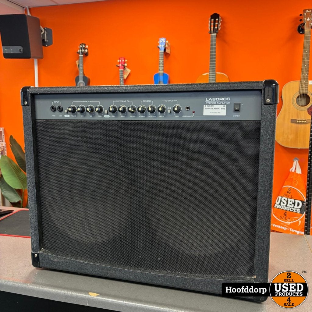 Samick LA 80 RCS Gitaar Amplifier, Flex Ltd., Gebruikt, https://flex.com/contact-us, Nobelstraat 10, 5807 GA Oostrum LB, Limburg, Nederland