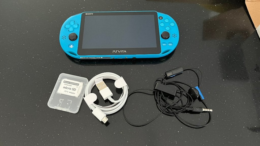 Playstation Vita Slim 2000 ZA23 Aqua Blue speakers stuk, Ophalen of Verzenden, Gebruikt