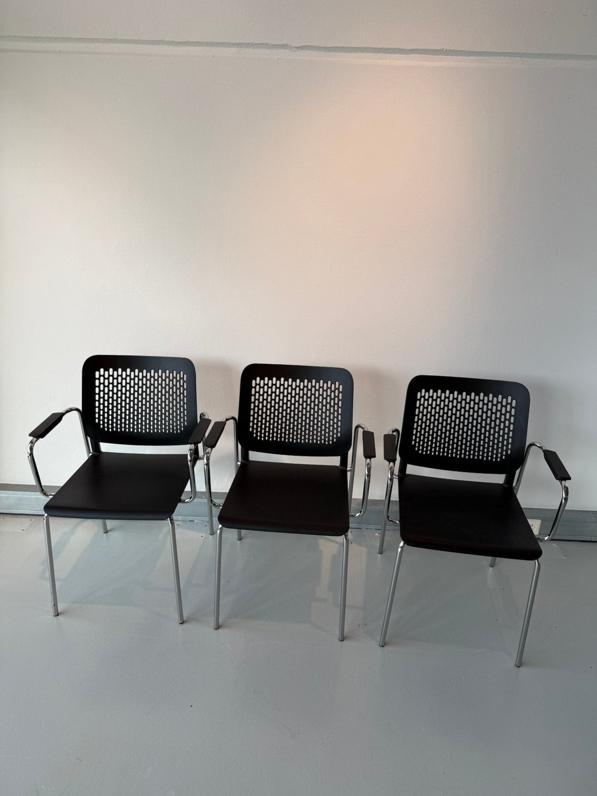Stoelen zwart 3, Huis en Inrichting, Ophalen, Zo goed als nieuw, Zwart, Drie