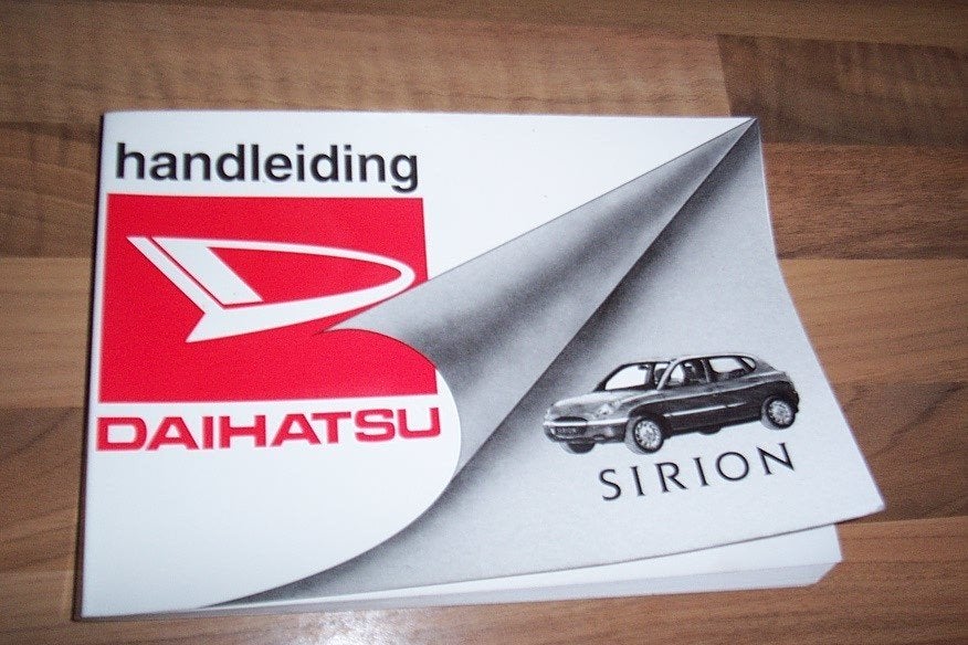 Gebruikershandleiding voor DAIHATSU SIRION  1998/2004, Ophalen of Verzenden
