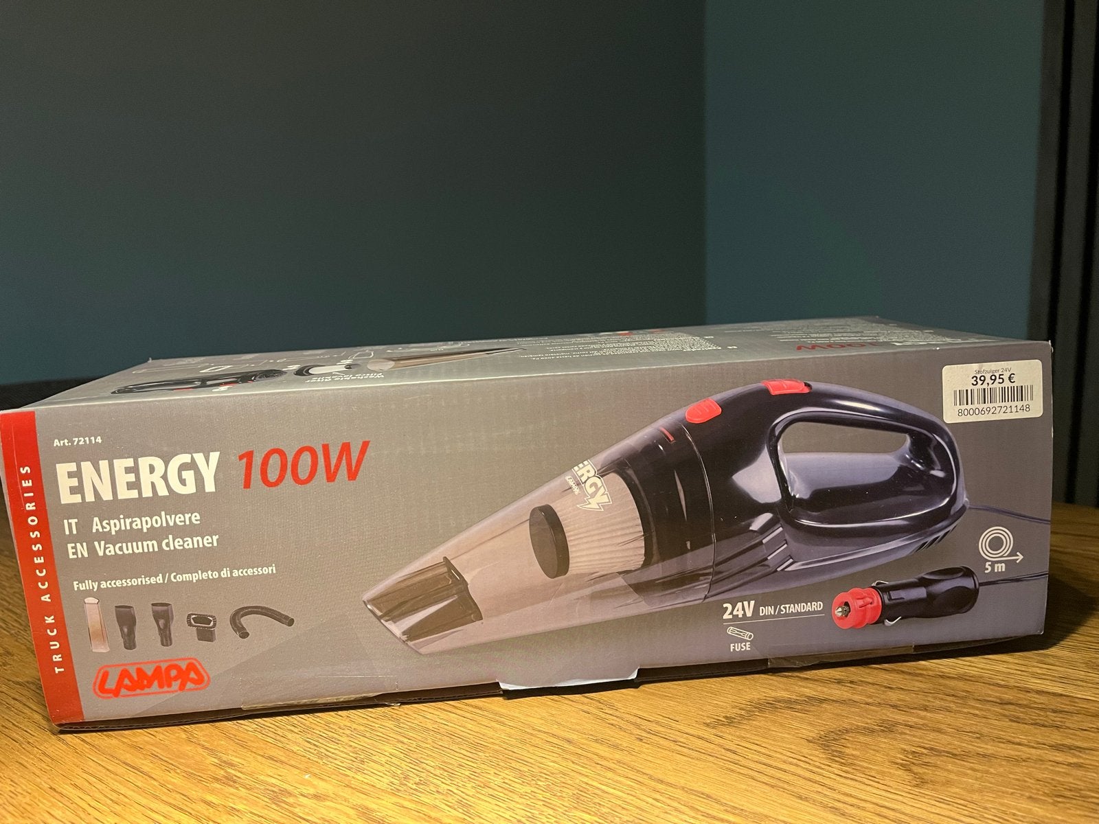 Nieuwe 24V Auto stofzuiger - Krachtig en Compact, Ophalen of Verzenden, Nieuw