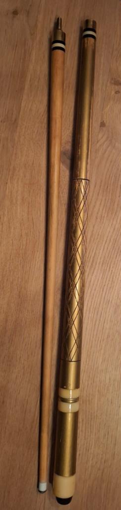 Mooie, kaarsrechte vintage keu - 1.39m, 538g, 11.5mm, Ophalen of Verzenden