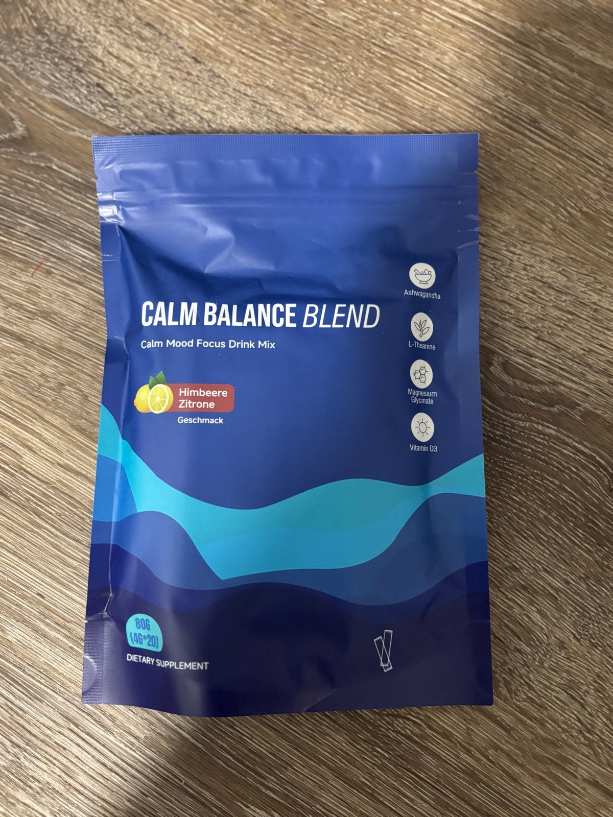 Calm Balance Blend - Framboos Citroen Drankmix, Ophalen of Verzenden, Nieuw, Poeder of Drank