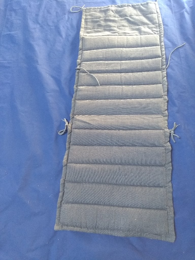 Boot kussens 2 stuks grijs langwerpig, Ophalen of Verzenden, Gebruikt, Interieur en Kussens