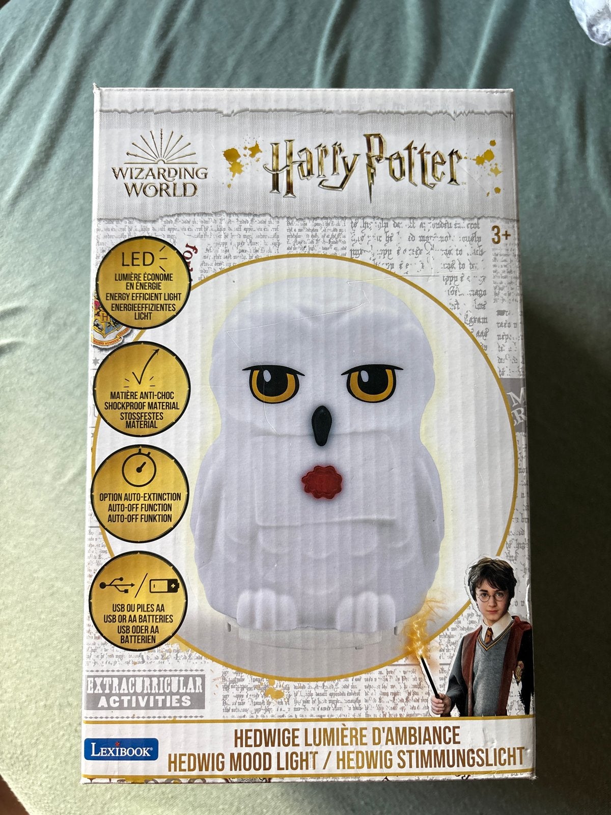Harry Potter Hedwig Mood Light - Nieuw in doos, Overige stijlen, Nieuw, Kunststof, Ophalen of Verzenden